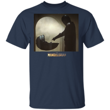 Load image into Gallery viewer, Star Wars The Mandalorian The Child Scene Logo T-Shirt Movie Fan Tshirt Fanart Gift Friends Logo T Shirts Quote Saying Slogans Shirt
