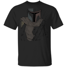 Load image into Gallery viewer, Star Wars The Mandalorian Muted Warrior T-Shirt Movie Fan Tshirt Fanart Gift Friends Logo T Shirts Quote Saying Slogans Shirt
