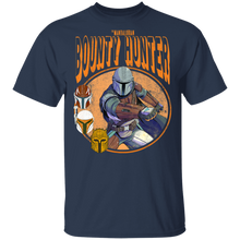 Load image into Gallery viewer, Star Wars The Mandalorian Bounty Hunter Retro Comic Portrait T-Shirt Movie Fan Tshirt Fanart Gift Friends Logo T Shirts Quote Saying Slogans Shirt
