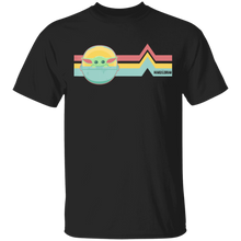 Load image into Gallery viewer, Star Wars The Mandalorian The Child Rainbow Chest Lines T-Shirt Movie Fan Tshirt Fanart Gift Friends Logo T Shirts Quote Saying Slogans Shirt
