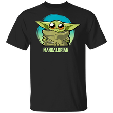 Load image into Gallery viewer, Star Wars The Mandalorian The Child Cute Blue Hue T-Shirt Movie Fan Tshirt Fanart Gift Friends Logo T Shirts Quote Saying Slogans Shirt
