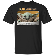 Load image into Gallery viewer, Star Wars The Mandalorian The Child Big Eyes Portrait Logo T-Shirt Movie Fan Tshirt Fanart Gift Friends Logo T Shirts Quote Saying Slogans Shirt
