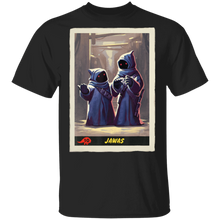 Load image into Gallery viewer, Star Wars The Mandalorian Jawas Trading Card T-Shirt Movie Fan Tshirt Fanart Gift Friends Logo T Shirts Quote Saying Slogans Shirt
