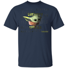 Load image into Gallery viewer, Star Wars The Mandalorian The Child Unknown Species T-Shirt Movie Fan Tshirt Fanart Gift Friends Logo T Shirts Quote Saying Slogans Shirt
