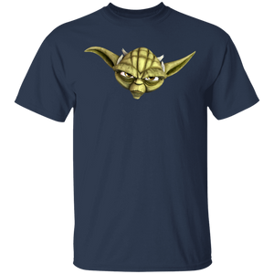 Star Wars Clone Wars Yoda Big Face T-Shirt Movie Fan Tshirt Fanart Gift Friends Logo T Shirts Quote Saying Slogans Shirt