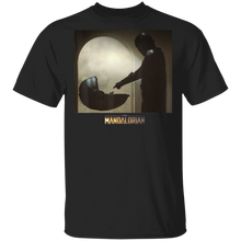 Load image into Gallery viewer, Star Wars The Mandalorian The Child Scene Logo T-Shirt Movie Fan Tshirt Fanart Gift Friends Logo T Shirts Quote Saying Slogans Shirt

