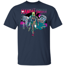 Load image into Gallery viewer, Star Wars The Mandalorian IG-88 Neon Poster T-Shirt Movie Fan Tshirt Fanart Gift Friends Logo T Shirts Quote Saying Slogans Shirt
