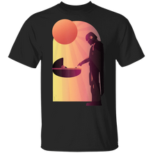 Load image into Gallery viewer, Star Wars The Mandalorian The Child Discovery Silhouette T-Shirt Movie Fan Tshirt Fanart Gift Friends Logo T Shirts Quote Saying Slogans Shirt
