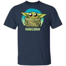 Load image into Gallery viewer, Star Wars The Mandalorian The Child Cute Blue Hue T-Shirt Movie Fan Tshirt Fanart Gift Friends Logo T Shirts Quote Saying Slogans Shirt
