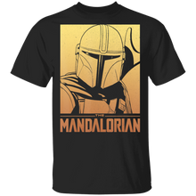 Load image into Gallery viewer, Star Wars The Mandalorian Sunset Gradient Poster T-Shirt Movie Fan Tshirt Fanart Gift Friends Logo T Shirts Quote Saying Slogans Shirt
