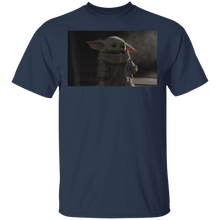 Load image into Gallery viewer, Star Wars The Mandalorian The Child Sad Portrait T-Shirt Movie Fan Tshirt Fanart Gift Friends Logo T Shirts Quote Saying Slogans Shirt
