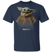 Load image into Gallery viewer, Star Wars The Mandalorian Logo The Child Simple Portrait T-Shirt Movie Fan Tshirt Fanart Gift Friends Logo T Shirts Quote Saying Slogans Shirt
