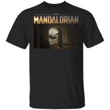 Load image into Gallery viewer, Star Wars The Mandalorian The Child First Meeting Portrait T-Shirt Movie Fan Tshirt Fanart Gift Friends Logo T Shirts Quote Saying Slogans Shirt
