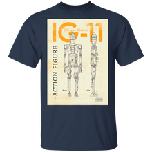 Load image into Gallery viewer, Star Wars The Mandalorian IG-11 Droid Diagram T-Shirt Movie Fan Tshirt Fanart Gift Friends Logo T Shirts Quote Saying Slogans Shirt
