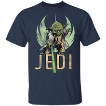 Load image into Gallery viewer, Star Wars Yoda Jedi Lightsaber T-Shirt Movie Fan Tshirt Fanart Gift Friends Logo T Shirts Quote Saying Slogans Shirt
