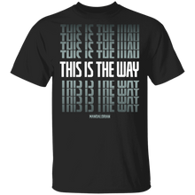Load image into Gallery viewer, Star Wars The Mandalorian This Is The Way Text Stack T-Shirt Movie Fan Tshirt Fanart Gift Friends Logo T Shirts Quote Saying Slogans Shirt
