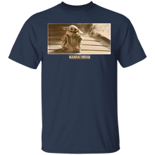 Load image into Gallery viewer, Star Wars The Mandalorian The Child Descending Portrait T-Shirt Movie Fan Tshirt Fanart Gift Friends Logo T Shirts Quote Saying Slogans Shirt

