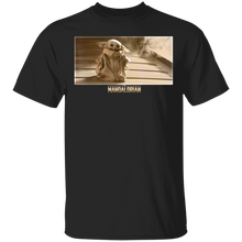 Load image into Gallery viewer, Star Wars The Mandalorian The Child Descending Portrait T-Shirt Movie Fan Tshirt Fanart Gift Friends Logo T Shirts Quote Saying Slogans Shirt

