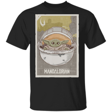 Load image into Gallery viewer, Star Wars The Mandalorian The Child Cute Poster T-Shirt Movie Fan Tshirt Fanart Gift Friends Logo T Shirts Quote Saying Slogans Shirt
