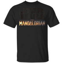 Load image into Gallery viewer, Star Wars The Mandalorian Show Logo Stack C2 T-Shirt Movie Fan Tshirt Fanart Gift Friends Logo T Shirts Quote Saying Slogans Shirt
