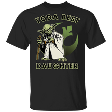 Load image into Gallery viewer, Star Wars Yoda Best Daughter Rebel Logo T-Shirt Movie Fan Tshirt Fanart Gift Friends Logo T Shirts Quote Saying Slogans Shirt

