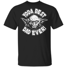 Load image into Gallery viewer, Star Wars Yoda Best Dad T-Shirt Movie Fan Tshirt Fanart Gift Friends Logo T Shirts Quote Saying Slogans Shirt

