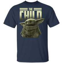 Load image into Gallery viewer, Star Wars The Mandalorian The Child Portrait T-Shirt Movie Fan Tshirt Fanart Gift Friends Logo T Shirts Quote Saying Slogans Shirt
