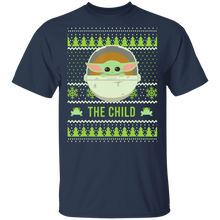 Load image into Gallery viewer, Star Wars The Mandalorian The Child Ugly Christmas Style T-Shirt Movie Fan Tshirt Fanart Gift Friends Logo T Shirts Quote Saying Slogans Shirt
