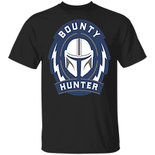 Load image into Gallery viewer, Star Wars The Mandalorian Bounty Hunter Left Chest Logo T-Shirt Movie Fan Tshirt Fanart Gift Friends Logo T Shirts Quote Saying Slogans Shirt
