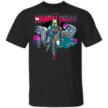 Load image into Gallery viewer, Star Wars The Mandalorian IG-88 Neon Poster T-Shirt Movie Fan Tshirt Fanart Gift Friends Logo T Shirts Quote Saying Slogans Shirt
