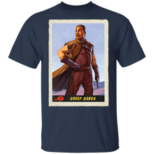 Load image into Gallery viewer, Star Wars The Mandalorian Greef Karga Trading Card T-Shirt Movie Fan Tshirt Fanart Gift Friends Logo T Shirts Quote Saying Slogans Shirt
