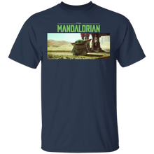 Load image into Gallery viewer, Star Wars The Mandalorian The Child Logo Panel T-Shirt Movie Fan Tshirt Fanart Gift Friends Logo T Shirts Quote Saying Slogans Shirt
