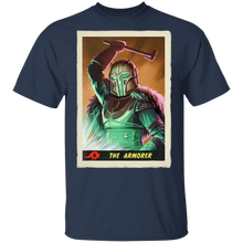 Load image into Gallery viewer, Star Wars The Mandalorian The Armorer Trading Card T-Shirt Movie Fan Tshirt Fanart Gift Friends Logo T Shirts Quote Saying Slogans Shirt
