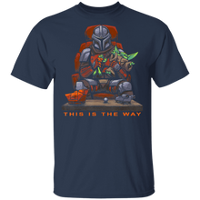 Load image into Gallery viewer, Star Wars The Mandalorian The Child This Is The Way Sketch T-Shirt Movie Fan Tshirt Fanart Gift Friends Logo T Shirts Quote Saying Slogans Shirt
