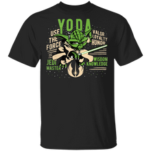 Load image into Gallery viewer, Star Wars Clone Wars Yoda Jedi Master Portrait T-Shirt Movie Fan Tshirt Fanart Gift Friends Logo T Shirts Quote Saying Slogans Shirt
