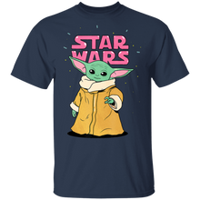 Load image into Gallery viewer, Star Wars The Mandalorian The Child Cute Force Cartoon Logo T-Shirt Movie Fan Tshirt Fanart Gift Friends Logo T Shirts Quote Saying Slogans Shirt
