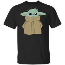 Load image into Gallery viewer, Star Wars The Mandalorian The Child Blushing Portrait T-Shirt Movie Fan Tshirt Fanart Gift Friends Logo T Shirts Quote Saying Slogans Shirt

