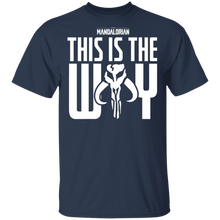 Load image into Gallery viewer, Star Wars The Mandalorian This Is The Way Mythosaur Block T-Shirt Movie Fan Tshirt Fanart Gift Friends Logo T Shirts Quote Saying Slogans Shirt
