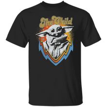 Load image into Gallery viewer, Star Wars The Mandalorian The Child Retro Badge T-Shirt Movie Fan Tshirt Fanart Gift Friends Logo T Shirts Quote Saying Slogans Shirt
