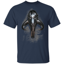 Load image into Gallery viewer, Star Wars The Mandalorian Armorer Metal Icon T-Shirt Movie Fan Tshirt Fanart Gift Friends Logo T Shirts Quote Saying Slogans Shirt

