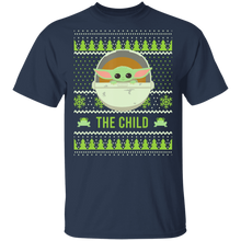Load image into Gallery viewer, Star Wars The Mandalorian The Child Christmas Sweater Style T-Shirt Movie Fan Tshirt Fanart Gift Friends Logo T Shirts Quote Saying Slogans Shirt
