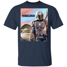 Load image into Gallery viewer, Star Wars The Mandalorian The Child Painting T-Shirt Movie Fan Tshirt Fanart Gift Friends Logo T Shirts Quote Saying Slogans Shirt
