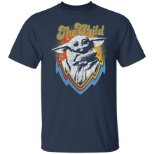 Load image into Gallery viewer, Star Wars The Mandalorian The Child Retro Badge T-Shirt Movie Fan Tshirt Fanart Gift Friends Logo T Shirts Quote Saying Slogans Shirt
