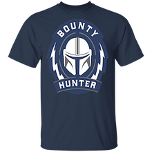 Load image into Gallery viewer, Star Wars The Mandalorian Bounty Hunter Left Chest Logo T-Shirt Movie Fan Tshirt Fanart Gift Friends Logo T Shirts Quote Saying Slogans Shirt
