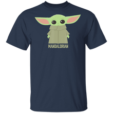 Load image into Gallery viewer, Star Wars The Mandalorian The Child Stance Portrait T-Shirt Movie Fan Tshirt Fanart Gift Friends Logo T Shirts Quote Saying Slogans Shirt
