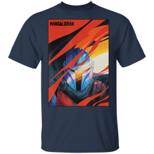 Load image into Gallery viewer, Star Wars The Mandalorian Mural T-Shirt Movie Fan Tshirt Fanart Gift Friends Logo T Shirts Quote Saying Slogans Shirt
