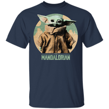 Load image into Gallery viewer, Star Wars The Mandalorian The Child Faded Portrait T-Shirt Movie Fan Tshirt Fanart Gift Friends Logo T Shirts Quote Saying Slogans Shirt
