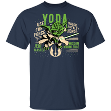 Load image into Gallery viewer, Star Wars Clone Wars Yoda Jedi Master Portrait T-Shirt Movie Fan Tshirt Fanart Gift Friends Logo T Shirts Quote Saying Slogans Shirt
