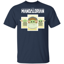 Load image into Gallery viewer, Star Wars The Mandalorian The Child Cartoon Panels T-Shirt Movie Fan Tshirt Fanart Gift Friends Logo T Shirts Quote Saying Slogans Shirt
