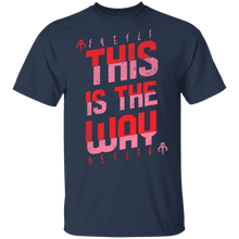 Load image into Gallery viewer, Star Wars The Mandalorian This Is The Way Split Design T-Shirt Movie Fan Tshirt Fanart Gift Friends Logo T Shirts Quote Saying Slogans Shirt
